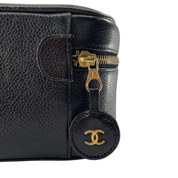 Chanel Black Leather Vanity Case - Picture 10 of 16